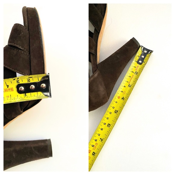 MICHAEL KORS SUEDE PLATFORM HEELS - Picture 8 of 8